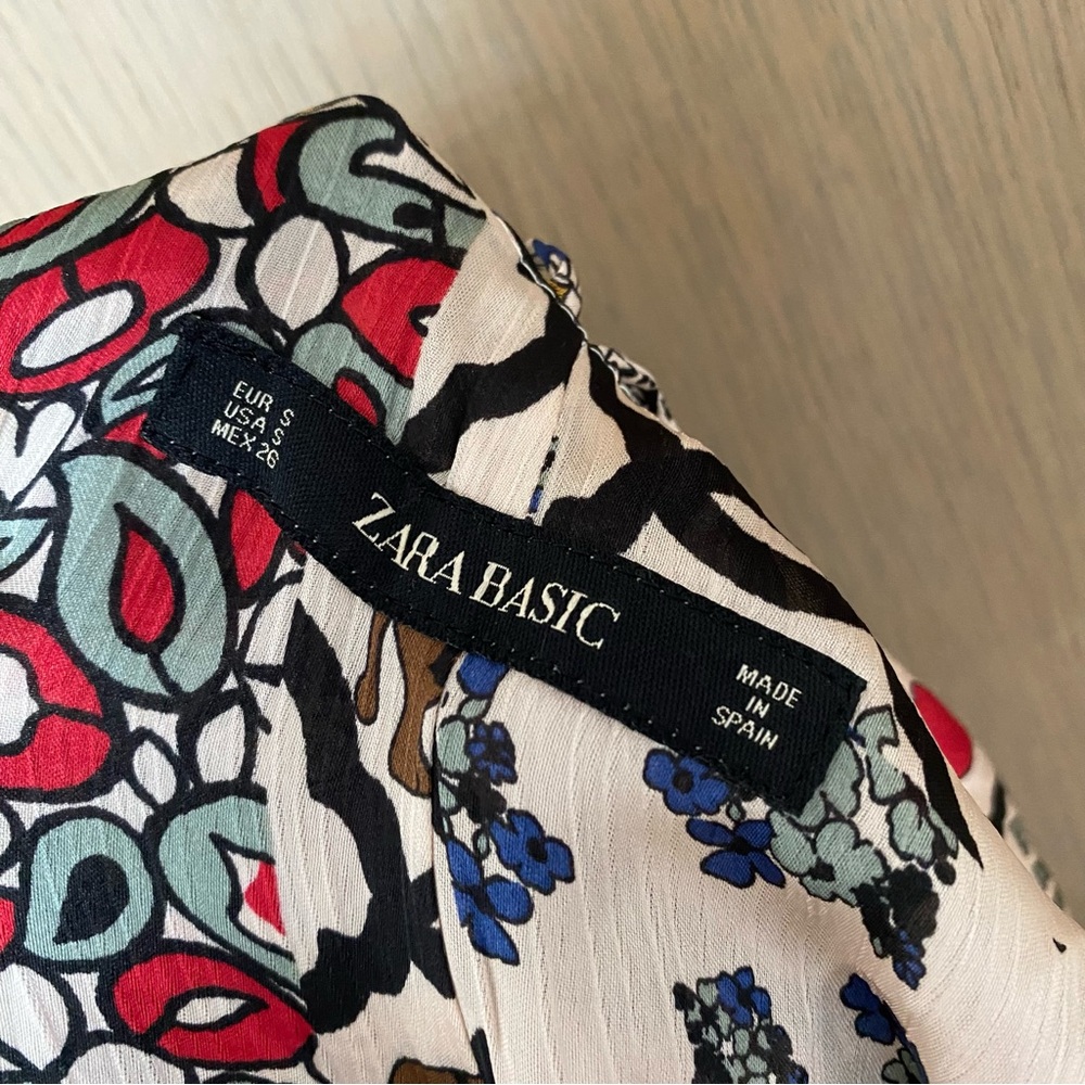 Zara patchwork printed jumpsuit - Picture 6 of 6